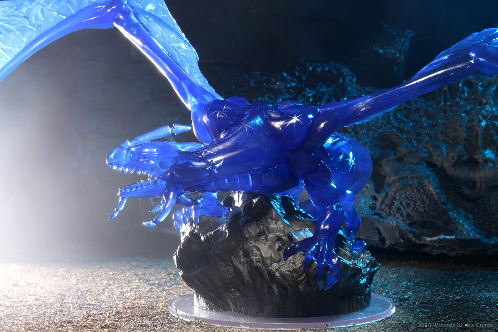 D&D: Icons of the Realms - Sapphire Dragon Premium Figure (ONLINE ORDER ONLY)