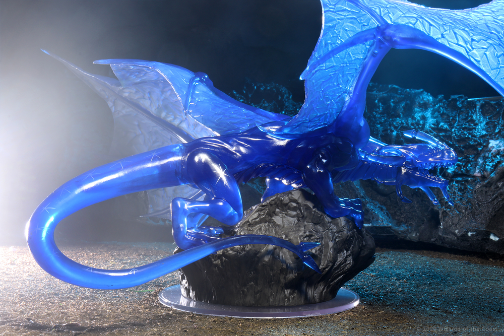 D&D: Icons of the Realms - Sapphire Dragon Premium Figure (ONLINE ORDER ONLY)