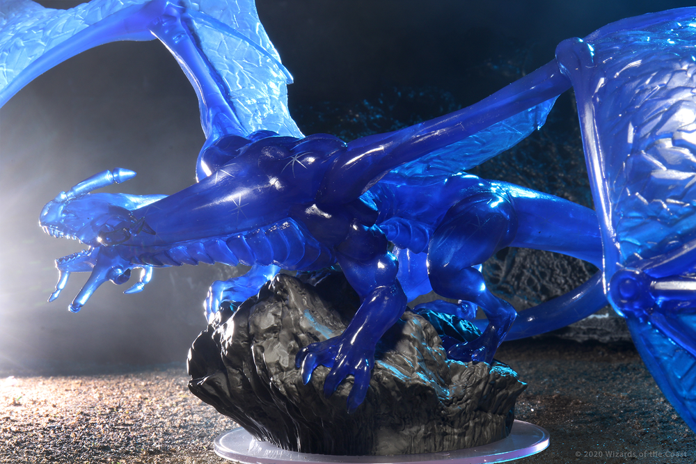 D&D: Icons of the Realms - Sapphire Dragon Premium Figure (ONLINE ORDER ONLY)