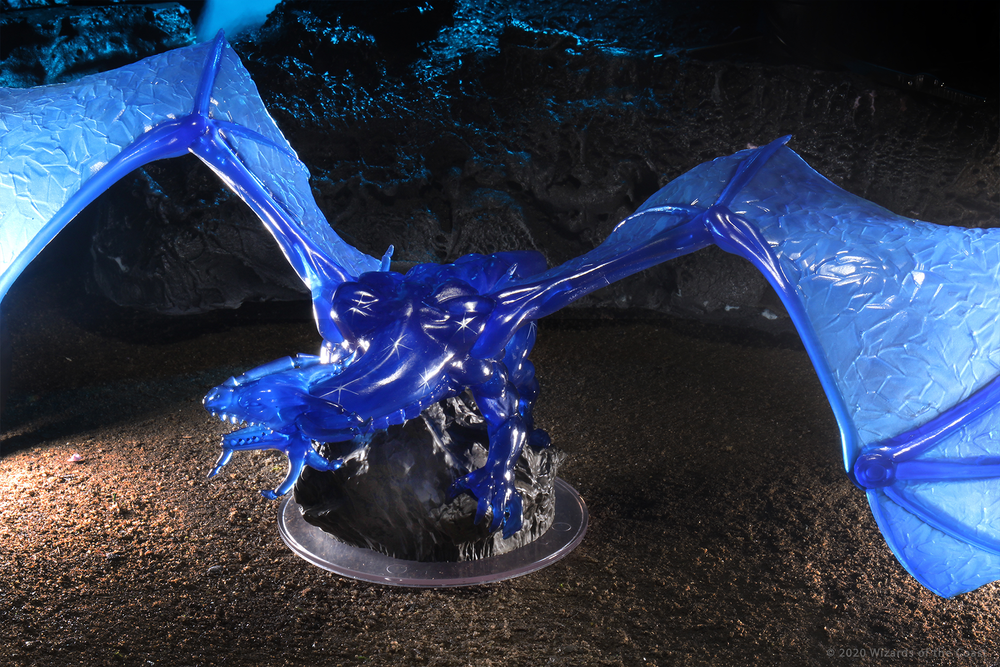 D&D: Icons of the Realms - Sapphire Dragon Premium Figure (ONLINE ORDER ONLY)
