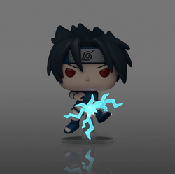 Naruto Sasuke Uchiha (Chidori) Glow-in-the-Dark Funko Pop! Vinyl Figure #1969 - Entertainment Earth Exclusive with Funko Protector (Online Order Only)