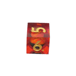 1d6 Moving Eye Sharp Edge DnD Dice | Acrylic RPG Gaming Dice (ONLINE ORDER ONLY)