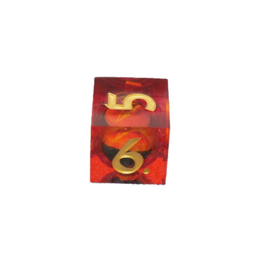 1d6 Moving Eye Sharp Edge DnD Dice | Acrylic RPG Gaming Dice (ONLINE ORDER ONLY)