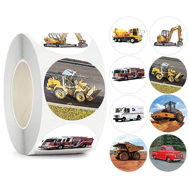 100-500PCS Car Children's Toy Gift Reward Sticker Office Stationery Decoration Label Birthday Party Gift Sealing Sticker (Online Order Only)