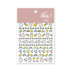 Japanese Style Little Daisy 3D Nail Stickers Summer White Florals Petals Flowers Back Glue Decals Cute Five Petals Manicure Tips (ONLINE ORDER ONLY)