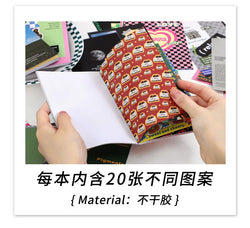 20 sheets Life Fantasy Series Scrapbooking Sticker Book Hand Account Background Decorative Sticker Label DIY Material Stationery (Online Order Only)