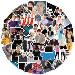 Sam and Colby Graffiti Stickers 10/30/50pcs for Suitcase, Skateboard, Laptop, Luggage, Phone, Car, DIY (ONLINE ORDER ONLY)