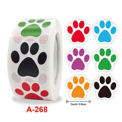 50-500PC Cute Cartoon Cat's Paw Reward Stickers for Kids School Teacher Supplies Kids Classic Toy Gift Sealing Decor Stationery (ONLINE ORDER ONLY)