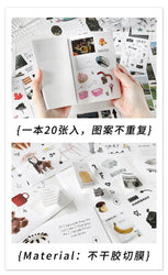 20 Sheets Future Expectation Series Stickers Book Scrapbooking Journal Creative Stationery DIY Decorative Stickers Aesthetic (ONLINE ORDER ONLY)