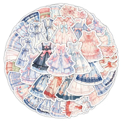 Kawaii Anime Lolita Stickers Cute Cartoon Decals for Laptop Guitar Phone Suitcase (Online Order Only)