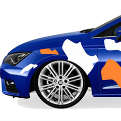 Universal Car Sticker For External Accessories Camouflage Stickers Decoration Side Kit  Adjust Molding Waterproof Vinyl Decals (ONLINE ORDER ONLY)
