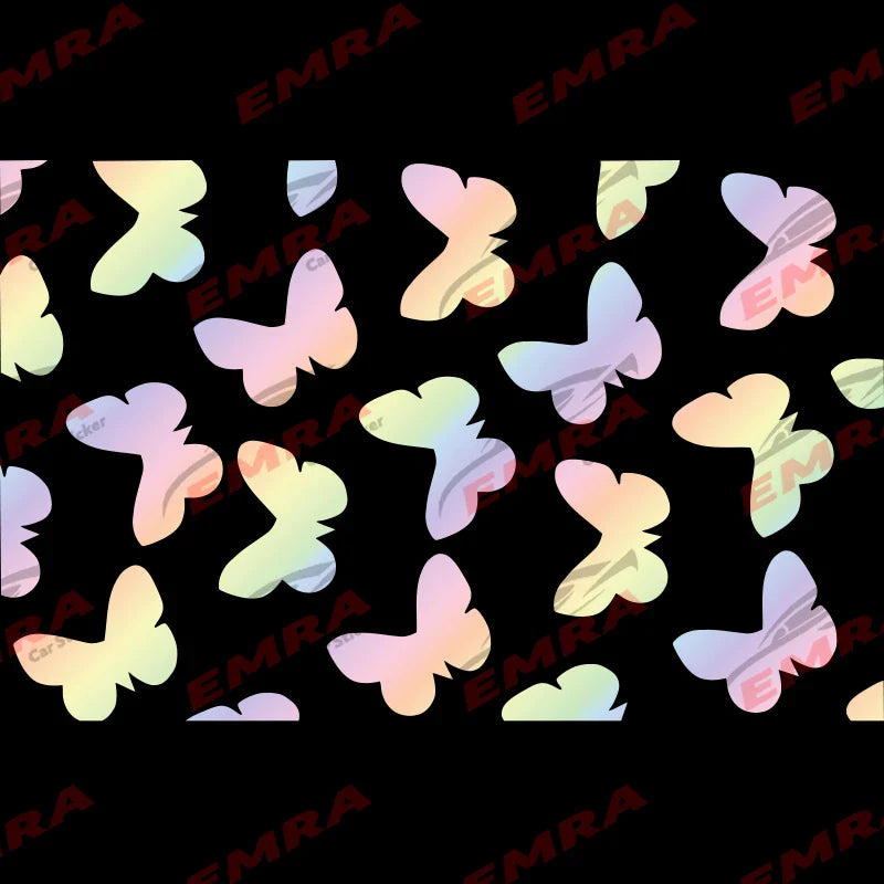 Butterfly Car Sticker for Triangular Window Outdoor Decoration Universal All Vehicles Accessories PVC Waterproof Vinyl Decals (ONLINE ORDER ONLY)