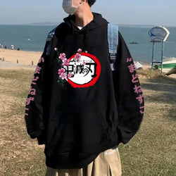 Demon Slayer Kamado Nezuko Oversize Anime Hoodie Streetwear (ONLINE ORDER ONLY)