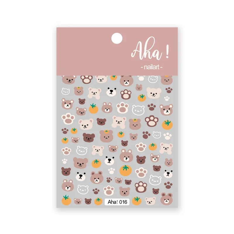 1pc 3D Cloud Moon Design Nail Art Stickers Ultra Thin Self Adhesive Nail Art Decals White Clouds Nail Art Decoration Supplies *N (Online Order Only)