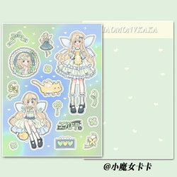 Sweet Cute Skateboard Girl Stickers Diary Scrapbooking DIY Album Decoration Sticker Aesthetic Personalized Kawaii Stationery (Online Order Only)