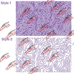 Universal Topography Quarter Window Car Sticker Suitable For Most Decoration Accessories Die Cutting Vinyl Decals (ONLINE ORDER ONLY)