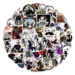 10/30/50PCS Anime NieR Automata Game Graffiti Stickers Decals Waterproof Phone Motorcycle Bike Bumper Sticker DIY Toys For Kids (ONLINE ORDER ONLY)