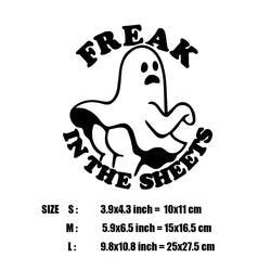 "FREAK IN THE SHEETS"stickers,high quality funny decal for cars trucks motorcycles &laptops!Durable Automobiles Accessories (ONLINE ORDER ONLY)