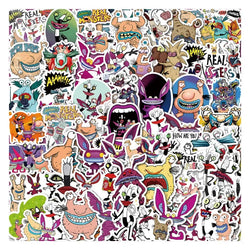 50pcs Real Monster Graffiti Stickers for Laptop, Phone, Suitcase, Water Bottle, Stationery, Refrigerator (Online Order Only)