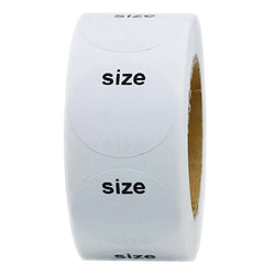 500pcs/roll Self Adhesive Sticky White Label Writable Size Stickers Blank Note Label Wholesale Low Price Dimension: 2.5cm (Online Order Only)