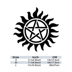 Pentacle  Creative Stickers，Elevate Your Car's Look with a  Creative Stickers！For Car Door And Window Decoration Stickers (ONLINE ORDER ONLY)