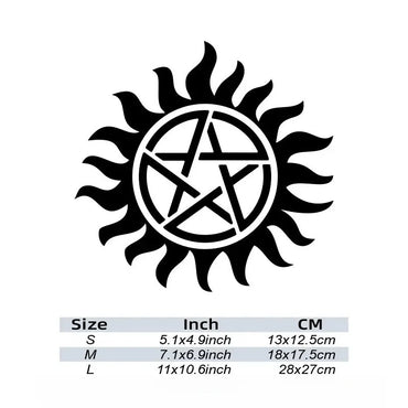 Pentacle  Creative Stickers，Elevate Your Car's Look with a  Creative Stickers！For Car Door And Window Decoration Stickers (ONLINE ORDER ONLY)
