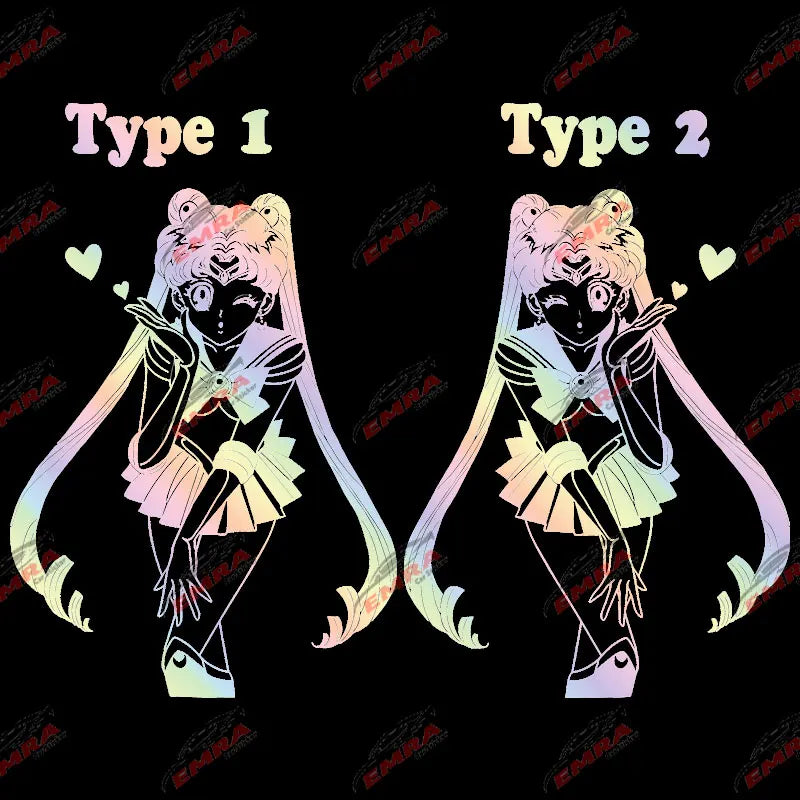 Anime Sticker For Car Sticker Maiden Whole Body Decoration External Accessories Waterproof  PVC Vinyl Decals (ONLINE ORDER ONLY)