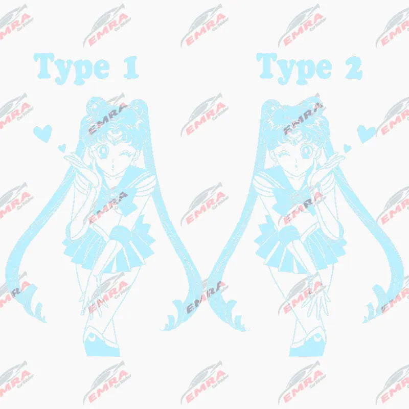 Anime Sticker For Car Sticker Maiden Whole Body Decoration External Accessories Waterproof  PVC Vinyl Decals (ONLINE ORDER ONLY)