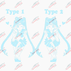 Anime Sticker For Car Sticker Maiden Whole Body Decoration External Accessories Waterproof  PVC Vinyl Decals (ONLINE ORDER ONLY)