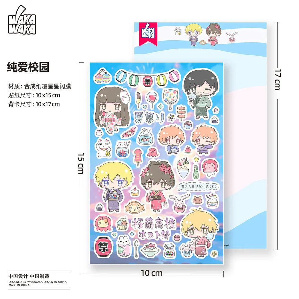 Cute Character Sticker for Scrapbook, DIY Crafts, Journal, Planner, Phone, Laptop, Luggage (Online Order Only)