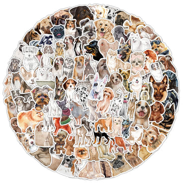 10/30/50/100pcs Cute Dog Animal Cartoon Waterproof Stickers Kawaii Decals Laptop Suitcase Notebook Stationery Sticker Kids Toy (ONLINE ORDER ONLY)
