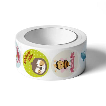 100-500pcs Animals Stickers Reward Stickers for Kids School Reward Students Teachers Cute Decoration Gift Box Sticker Label (ONLINE ORDER ONLY)