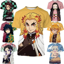 Demon Slayer Nezuko Shinobu T-shirt 3D Fashion Print (ONLINE ORDER ONLY)