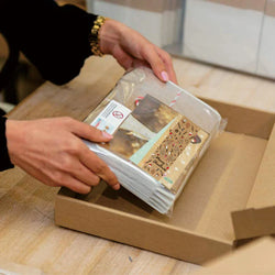 150pcs/roll Merry Christmas Stickers Kraft paper Christmas Gift Packaging Labels for Envelopes Cards Wrapping baking Decoration (ONLINE ORDER ONLY)