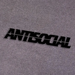 "ANTISOCIAL"Stickers,cool & funny stickers,Decoration for car truck Motorcycles  laptop (ONLINE ORDER ONLY)