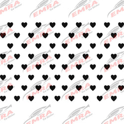 72PCS Love Quarter Window Car Sticker Suitable for Most Vehicles Decoration Die Cutting Accessories Waterproof Vinyl Decals (ONLINE ORDER ONLY)