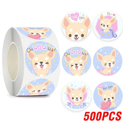 100-500pcs Lovely Animal Stickers Sealing Labels Reward Sticker For School Teacher Kids Stationery Sticker Gift Decor (ONLINE ORDER ONLY)