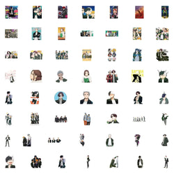 55pcs Wind Breaker Stickers for Suitcase, Water Cup, Stationery, Phone, Car, Scooter, Laptop, Refrigerator (ONLINE ORDER ONLY)