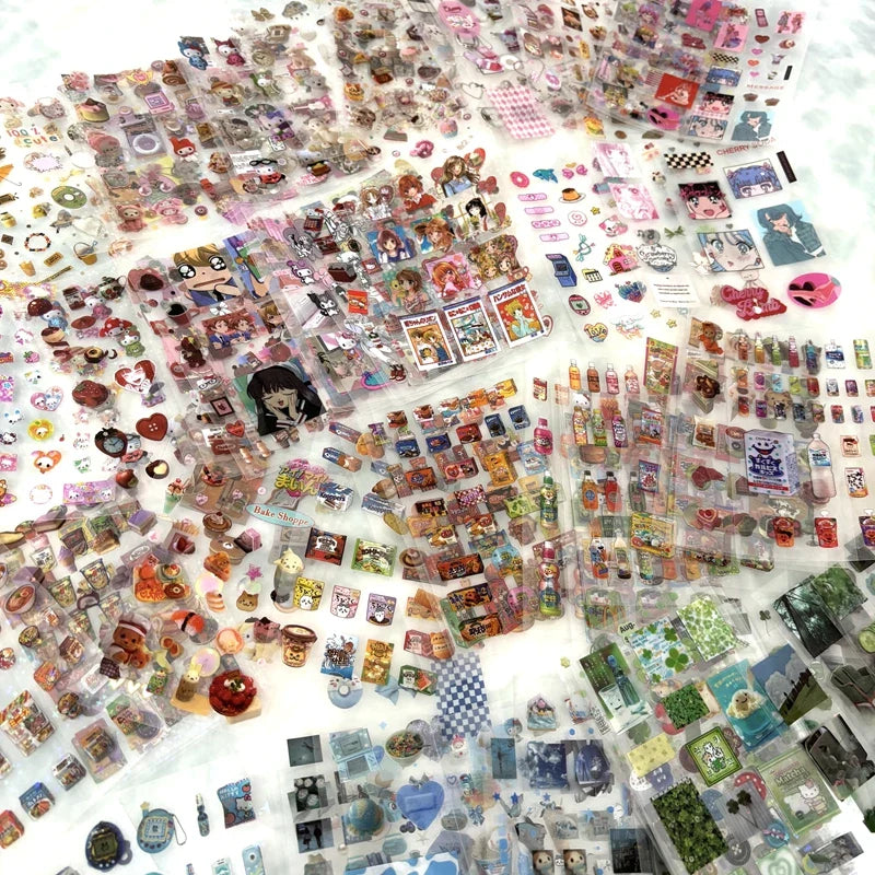 20pcs/set Cute Y2k Glitter Laser Sticker for Phone Camera Luggage Journal Sticker Kawaii Decoration Sticker Gift (ONLINE ORDER ONLY)