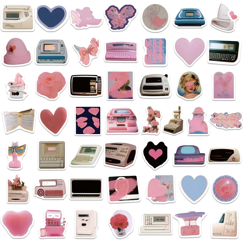 Colorful Waterproof Stickers for Luggage, Guitar, Cup, Phone Case - 10/25/50PCS (Online Order Only)