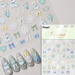 Autumn Fall Sunflower Rabbit Leaves Crane Rose Sun Mountain Hill Produce Good Harvests Cookie Nail Art Sticker Decoration Decals (ONLINE ORDER ONLY)