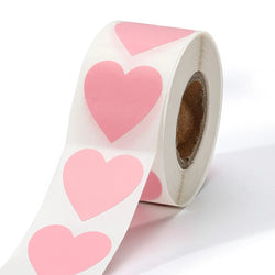 500pcs/roll Love Valentine's Day Stickers Seal Stickers Red Glowing Glitter Heart Gift Decoration Lables Stationery Sticker (ONLINE ORDER ONLY)