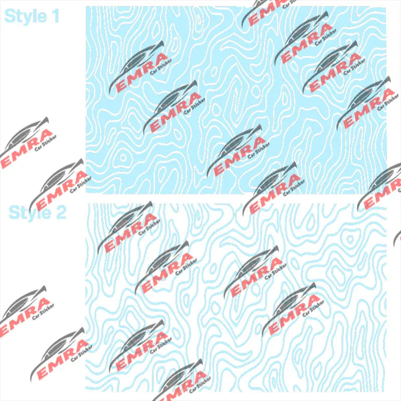 Universal Topography Quarter Window Car Sticker Suitable For Most Decoration Accessories Die Cutting Vinyl Decals (ONLINE ORDER ONLY)