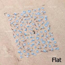 Chic Begonia Flower Miss-grass Pink Gradient Cherry-apple Tree Leaves Peach Blossom Adhesive Nail Art Spring Nail Stickers Decal (ONLINE ORDER ONLY)