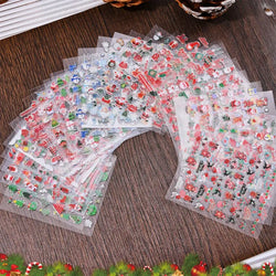 30 Sheets Cute Penguin Winter Nail Stickers Set 3D Snowflake Christmas Decals Tree Elk Bell Self Adhesive Slider Manicure Tips * (ONLINE ORDER ONLY)