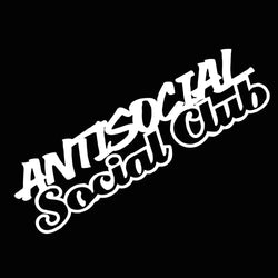 Antisocial Car Sticker for Windshield Banner Night Run JDM Sport Competition Style Waterproof Sunscreen Decorative Vinyl Decals (ONLINE ORDER ONLY)