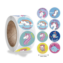 50-500pcs Cute Cartoon Animal Decoration Sticker Cake Label Birthday Wedding Party Sticker Envelope Office Stationery Kids Gift (ONLINE ORDER ONLY)