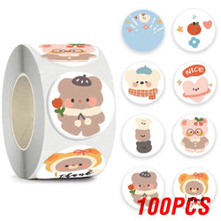 100-500pcs Cartoon Animation Children's Toy Sticker School Classroom Training Motivational Stickers Stationery Labels (ONLINE ORDER ONLY)