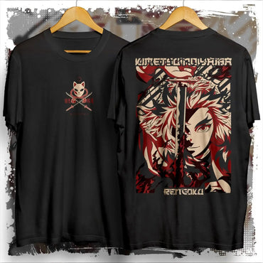Rengoku Flame Hashira Graphic Tee Demon Slayer Shirt (ONLINE ORDER ONLY)
