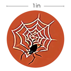 100-500pcs Halloween Vampire Round Stickers Envelope Sealing Labels Candy Bag Sticker Halloween Decoration Decor Pumpkin (Online Order Only)